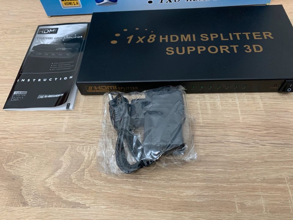 HDMI SPLITTER 1 x 8 Ver 1.4 NEU&OVP in Lauchringen