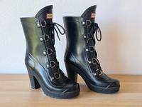 HUNTER GABBY GUMMISTIEFEL RUBBER BOOTS LAPINS GUMMI STIEFEL BLACK Bayern - Erding Vorschau