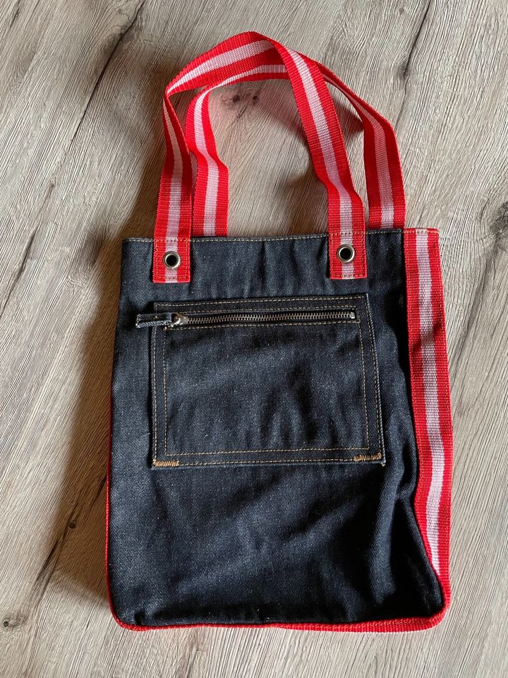 Tasche Retrolook Retro Jeans Tasche H&M Handtasche in Weitramsdorf