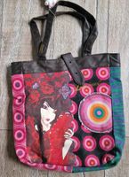 Desigual Tasche Makrame Beutel Shopper Leder bunt Hansestadt Demmin - Demmin Vorschau