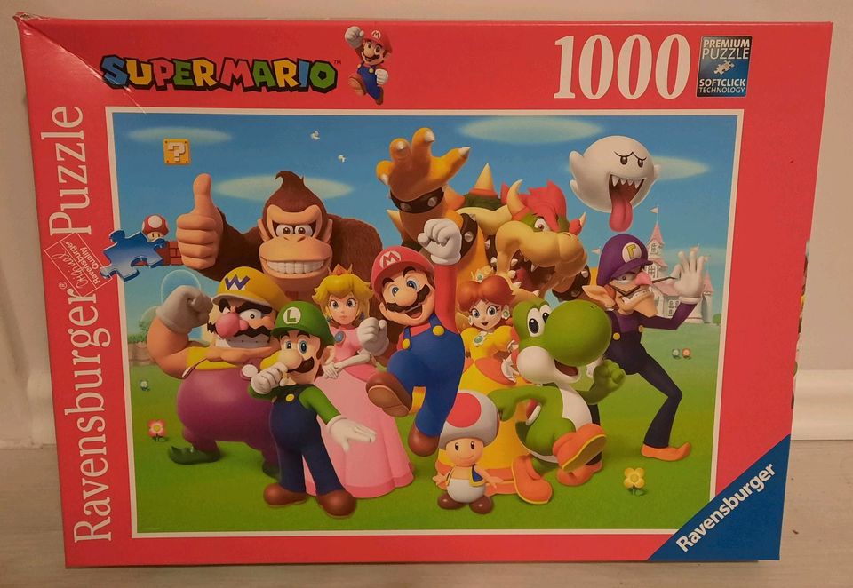 5 x Puzzle 1000 Teile Ravensburger Schmidt Super Mario Disney uvm in Kattendorf