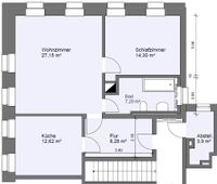 neu sanierte & Innenraum gedämmte 2-Zimmer-Wohnung Sachsen - Bobritzsch-Hilbersdorf Vorschau