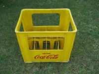 Alte Coca-Cola Kiste Kasten für 1 ltr. Flaschen gelb 70er Jahre Rheinland-Pfalz - Birkenheide Vorschau