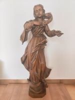 Holzfigur Maria Madonna tritt auf Schlange Mond 63cm Nordrhein-Westfalen - Bergneustadt Vorschau