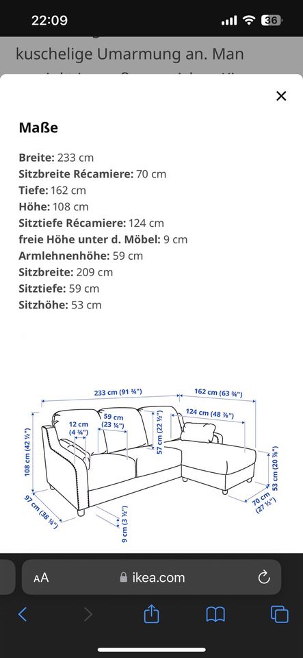Bequemes Sofa (Ecksofa) in Köln
