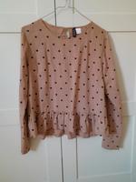Bluse Shirt Schößchentop Punkte H&M M Rheinland-Pfalz - Bendorf Vorschau