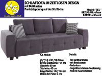 Sofa Couch Wohnlandschaft Schlafsofa Bettkasten Microf. anthrazit Nordrhein-Westfalen - Mettingen Vorschau