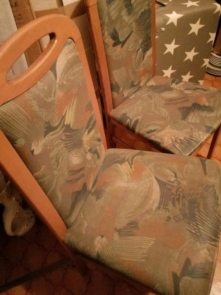 Zwei gut erhaltene Stühle in Ortrand