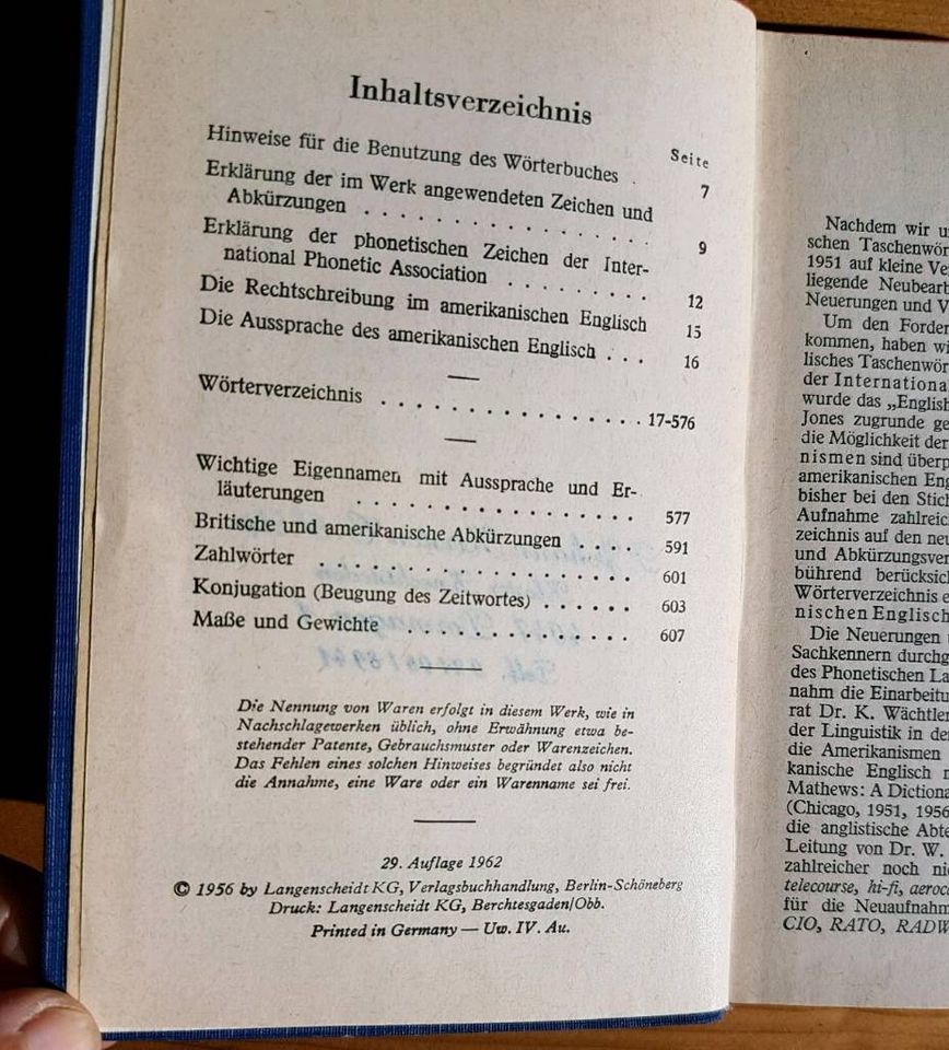 Wörterbücher,Deutsch/Englisch,Englisch/Deutsch in Beckingen
