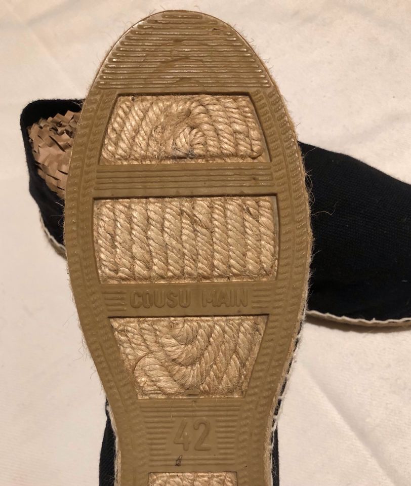 Original spanische Espadrilles aus Baumwolle, Schuhe Sommerschuhe in Suhl