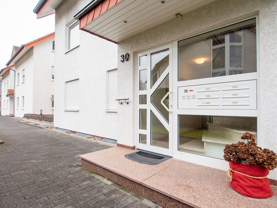3-Zim. Wohnung mit Terrasse in ruhiger Wohnlage inkl. Tiefgarage, zentrumsnah in Bad Salzuflen in Bad Salzuflen