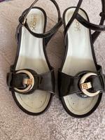 Keilsandalen Sandaletten Geox 38 braun Lack Leder Düsseldorf - Benrath Vorschau