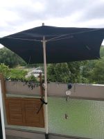 Sonnenschirm, schwarz mit Schirmständer Niedersachsen - Braunschweig Vorschau