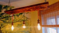 Neu Holzlampe Deckenlampe LED Vintage Retro nachhaltig Sachsen - Hainewalde Vorschau