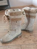 Landrover Winterstiefel Damen Größe 38 beige Niedersachsen - Weener Vorschau