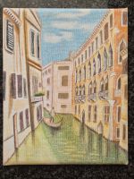 Gemälde Venedig Bild einer Gracht mit einer Gondel 23cm x 30cm Bonn - Bonn-Zentrum Vorschau