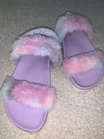 Sandalen ballerinas Slipper guess Badelatschen Plüsch Berlin - Reinickendorf Vorschau
