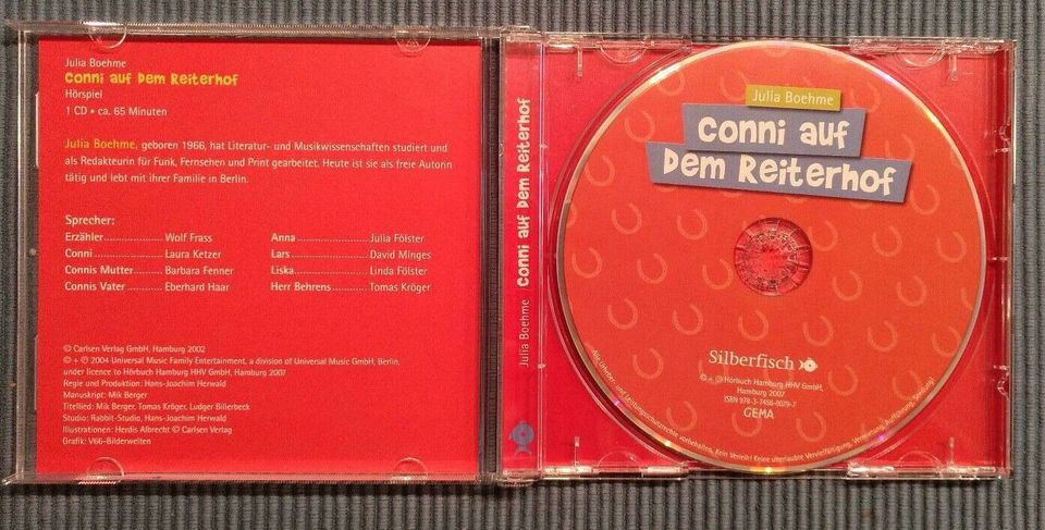 Hörspiel CD: Conni auf dem Reiterhof, ab 6 Jahre, gebraucht in Kiedrich