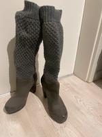 Marc O‘Polo Stiefel grau zum Schoppen mit Stick Gr.39 Niedersachsen - Osnabrück Vorschau