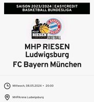 Ticket 08.05. MHP Riesen vs Bayern München Baden-Württemberg - Vaihingen an der Enz Vorschau
