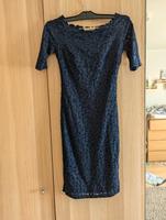 Orsay xs 34 Kleid Spitze dunkelblau Spitzenkleid stretchig Blume Hessen - Reinheim Vorschau