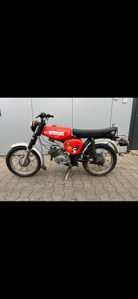 ⚠️ ACHTUNG S51 Simson 4-Gang fahrbereit Preis Ist VB (S50) Moped in Kalbe (Milde)