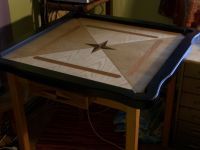 Carrom Spieltisch, echte Massivholz Schreinerarbeit, Holzintarsie Nordrhein-Westfalen - Alpen Vorschau