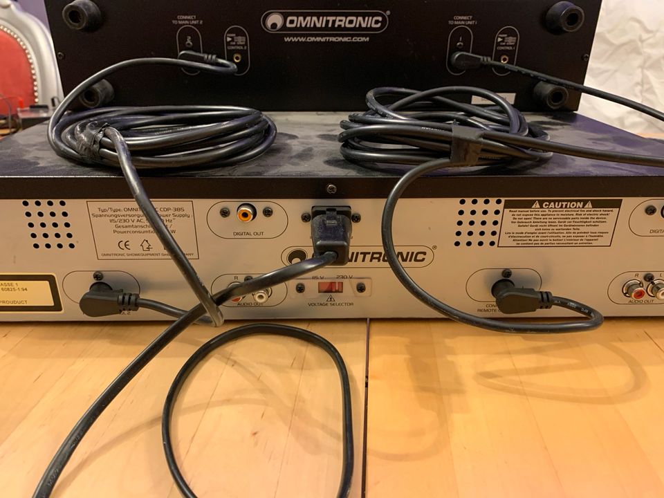 Omnitronic CDP-385, Dual Discplayer in Werneuchen