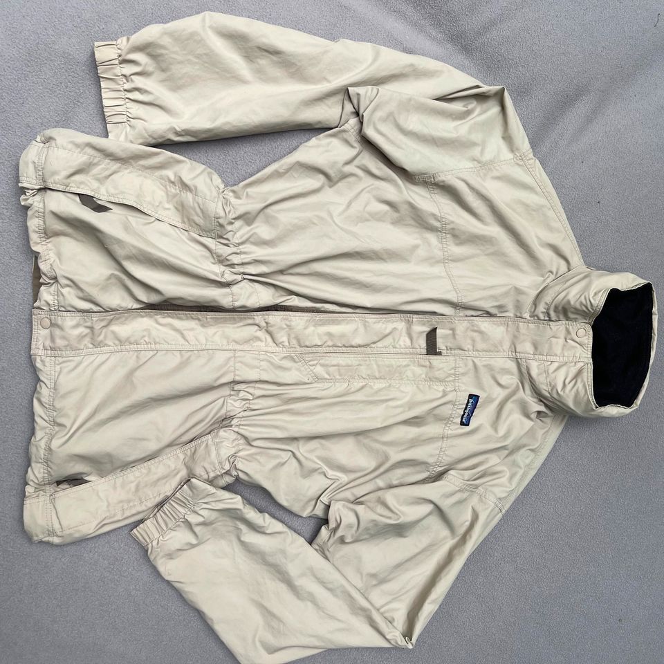 Patagonia Windbreaker Jacke Herren L 2-lagig creme in Heidelberg