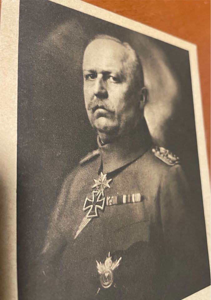 1. Weltkrieg Ludendorff ohne Opfer kein Sieg! Postkarte Foto in Schwerin