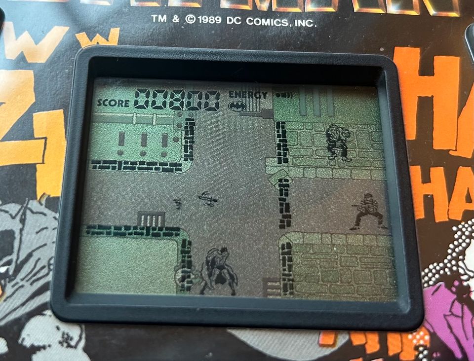 Batman Grandstand DC Comics Handheld 1989 Videospiel lcd in Oberhausen