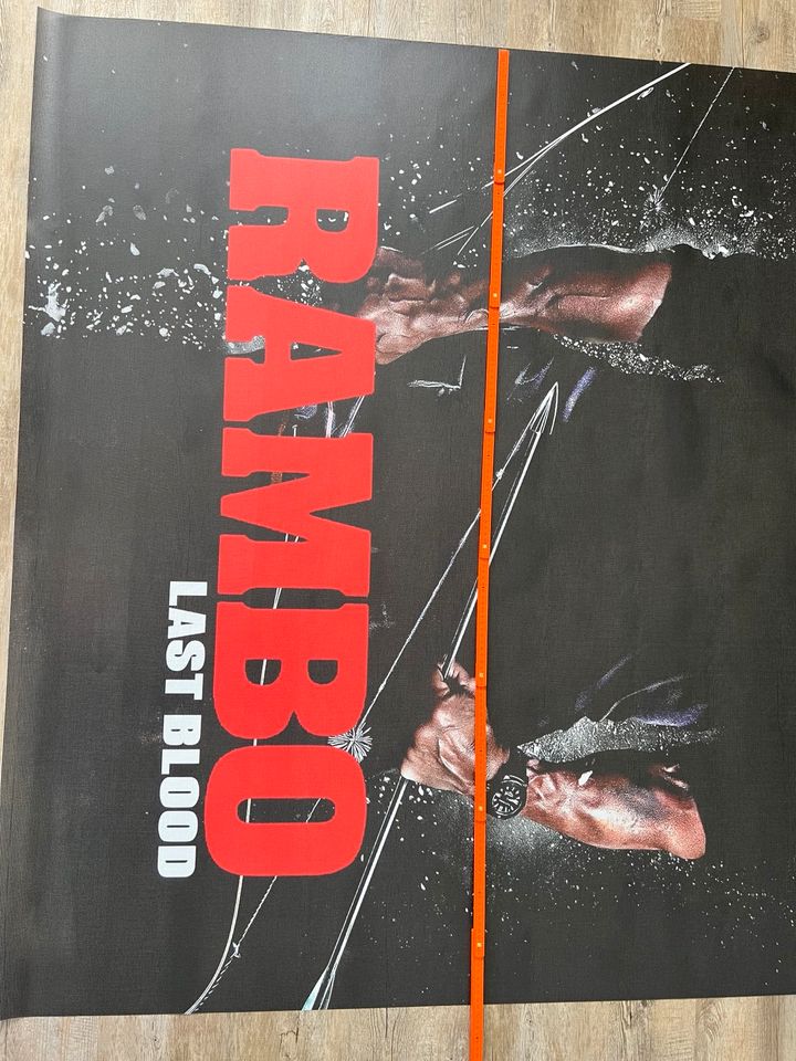 3 XXL Rambo First Blood Kino Kunststoïf Banner Stallone in Chemnitz