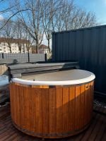 Hot Tub 180cm Fiberglass mit außen Holzofen inklusive und Luxusausstatung, Thermo deckel, LED Beleuchtung Nordrhein-Westfalen - Castrop-Rauxel Vorschau