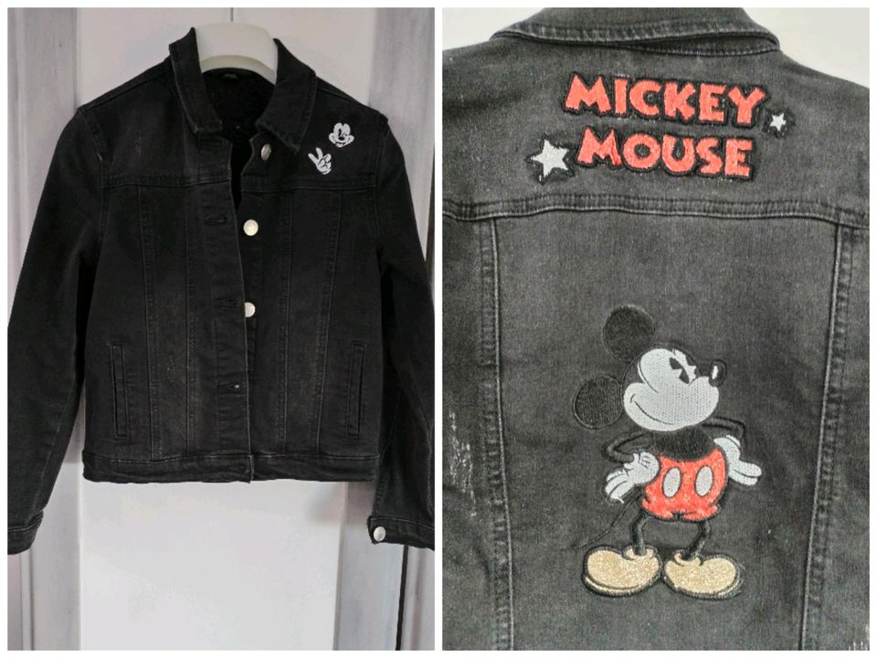 Kinder Jeans Jacke Disney Mickey Mouse Gr 134 in Lambsheim