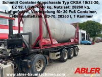 Schmidt Containerkippchassis CKSA 10/22-20 mit Lebensmitteltank Bayern - Aichach Vorschau