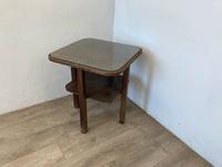 #A Beistelltisch eckig Couchtisch Glasplatte Holz DDR alt antik Sachsen - Burgstädt Vorschau