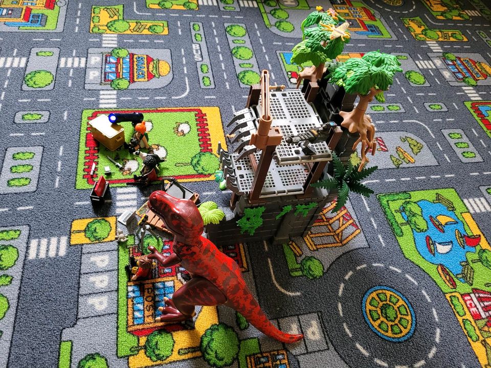 Playmobil Basecamp Burg mit T Rex Dino in Neuhaus