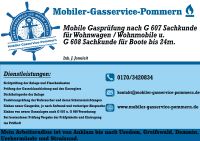 Mobile Gasprüfung nach G608 Sachkunde für Boote bis 24m Mecklenburg-Vorpommern - Ziethen Vorschau