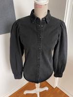 Only Damen Jeans Bluse schwarz Gr. XS Puffärmel Obervieland - Habenhausen Vorschau