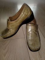 Aerosoft Leder Slipper Gr. 38 Gold neu Nordrhein-Westfalen - Wetter (Ruhr) Vorschau