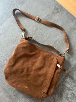 Abro Wildleder Handtasche Umhängetasche braun Bag Shopper Nordrhein-Westfalen - Hennef (Sieg) Vorschau