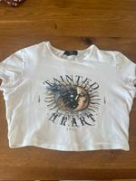 Weißes crop top mit Druck Hessen - Riedstadt Vorschau