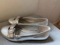Esprit Collection Ballerina Slipper Silber  Gr. 38 Frankfurt am Main - Oberrad Vorschau