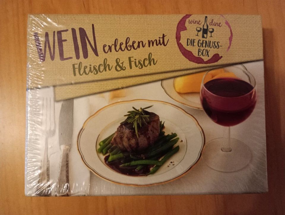 50 Gourmetkarten "Wein erleben mit Fleisch und Fisch" in München
