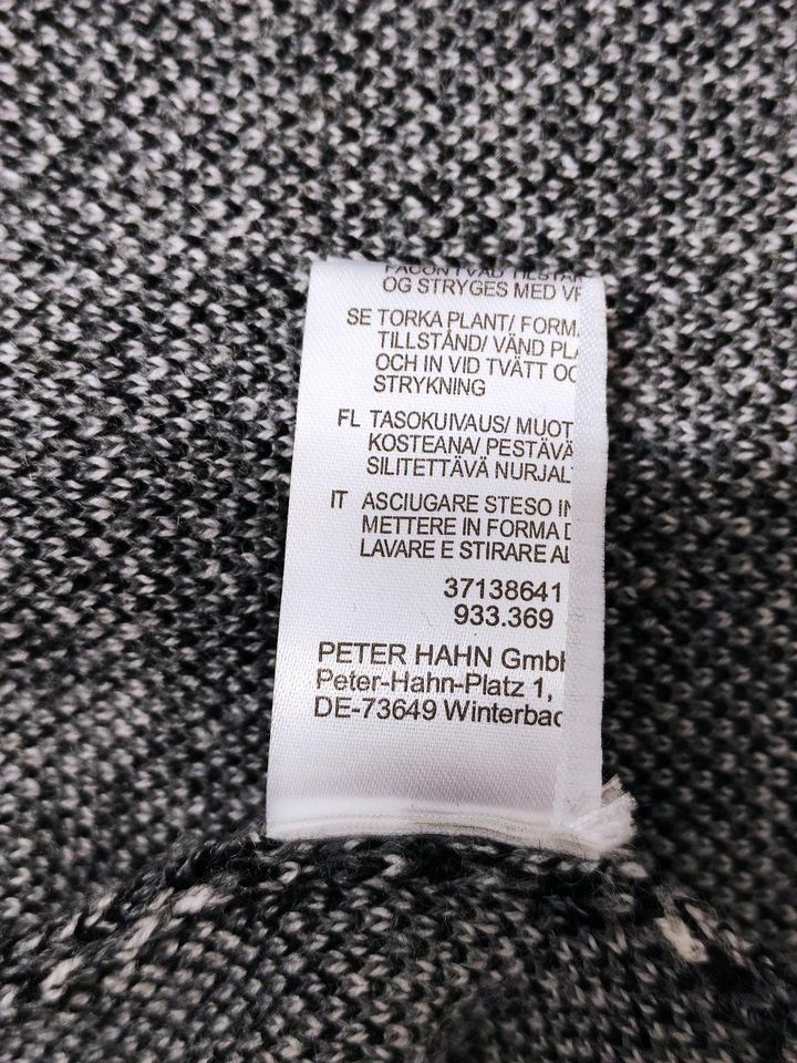 w. Neu Peter Hahn 100% Wolle Strickjacke Strick Mantel Cardigan M in Jülich