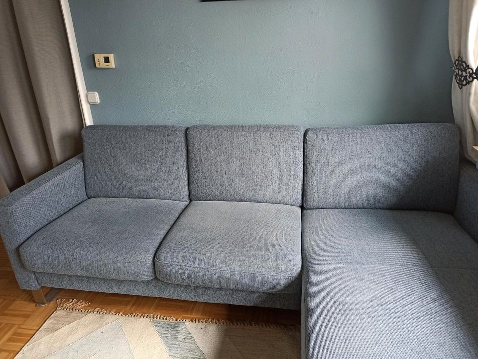 Sofa Couch blau 2-teilig in Duisburg