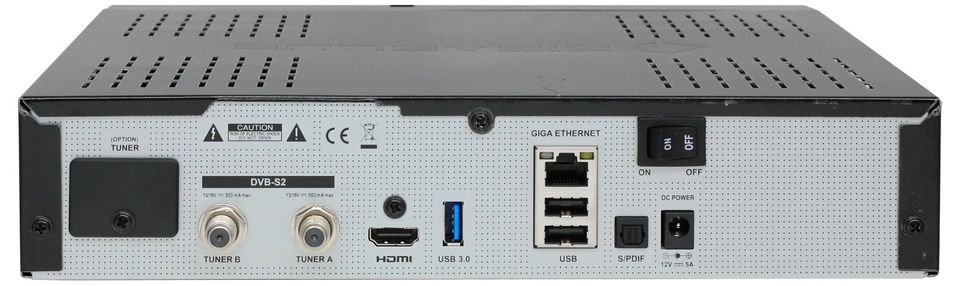 GigaBlue UHD UE 4K Sat Receiver Linux E2 2x FBC DVB-S2X in Herne