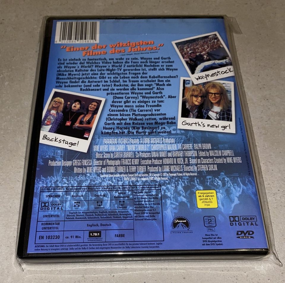 Wayne's World 2 - DVD - Mike Myers + Christopher Walken in Troisdorf
