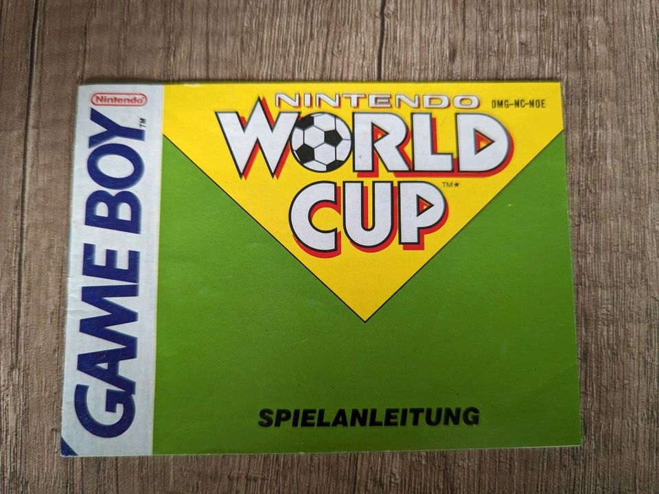 Nintendo world Cup Game Boy mit Anleitung in Riede