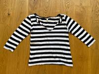 Mango Shirt, Damen, Schwarz/Weiß, M, Baumwolle Düsseldorf - Flingern Nord Vorschau